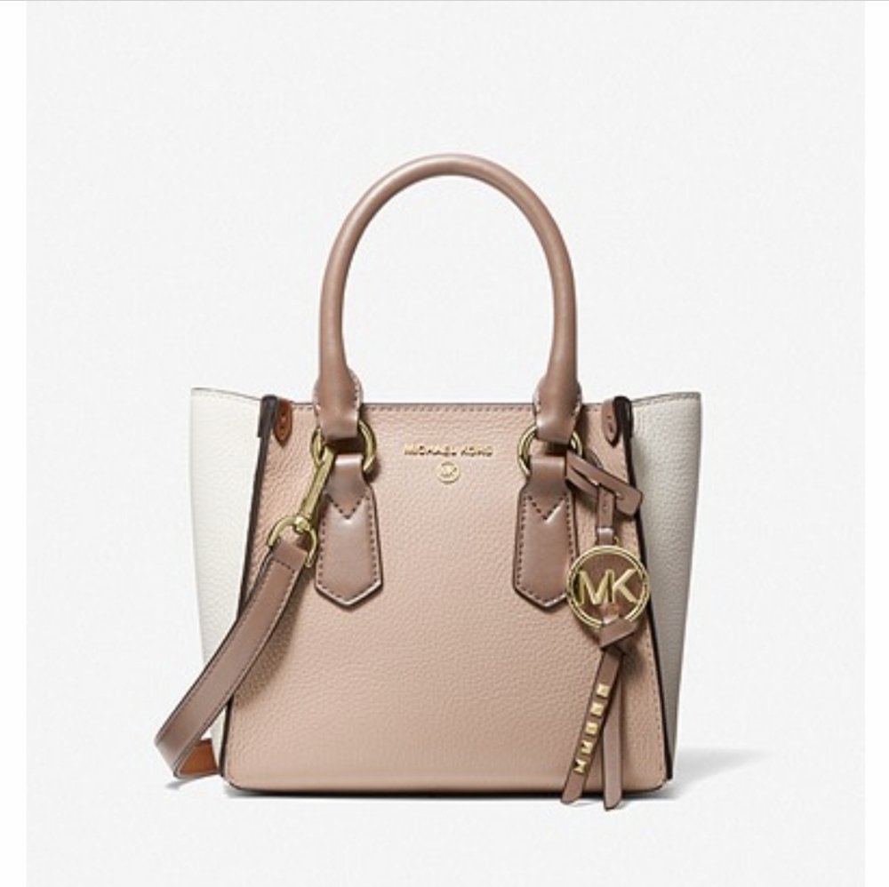 Michael kors  Kris Small Pebbled Leather Satchel